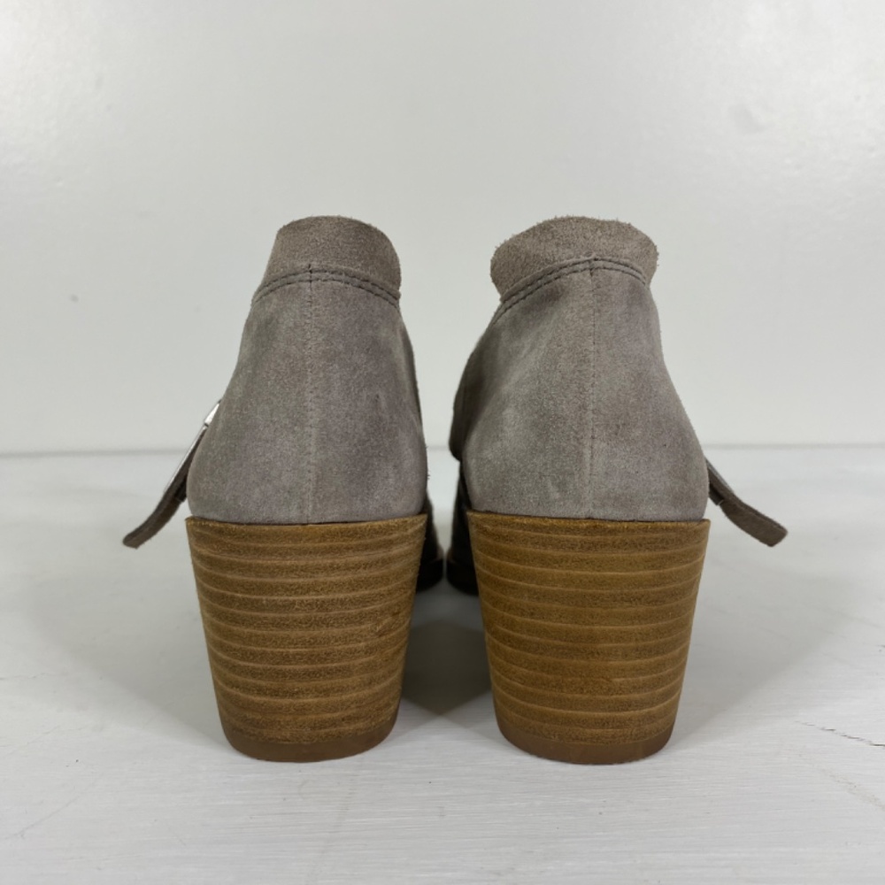 1. State Suede Ankle Bootie Gray Sz. 5.5 - Picture 9 of 16